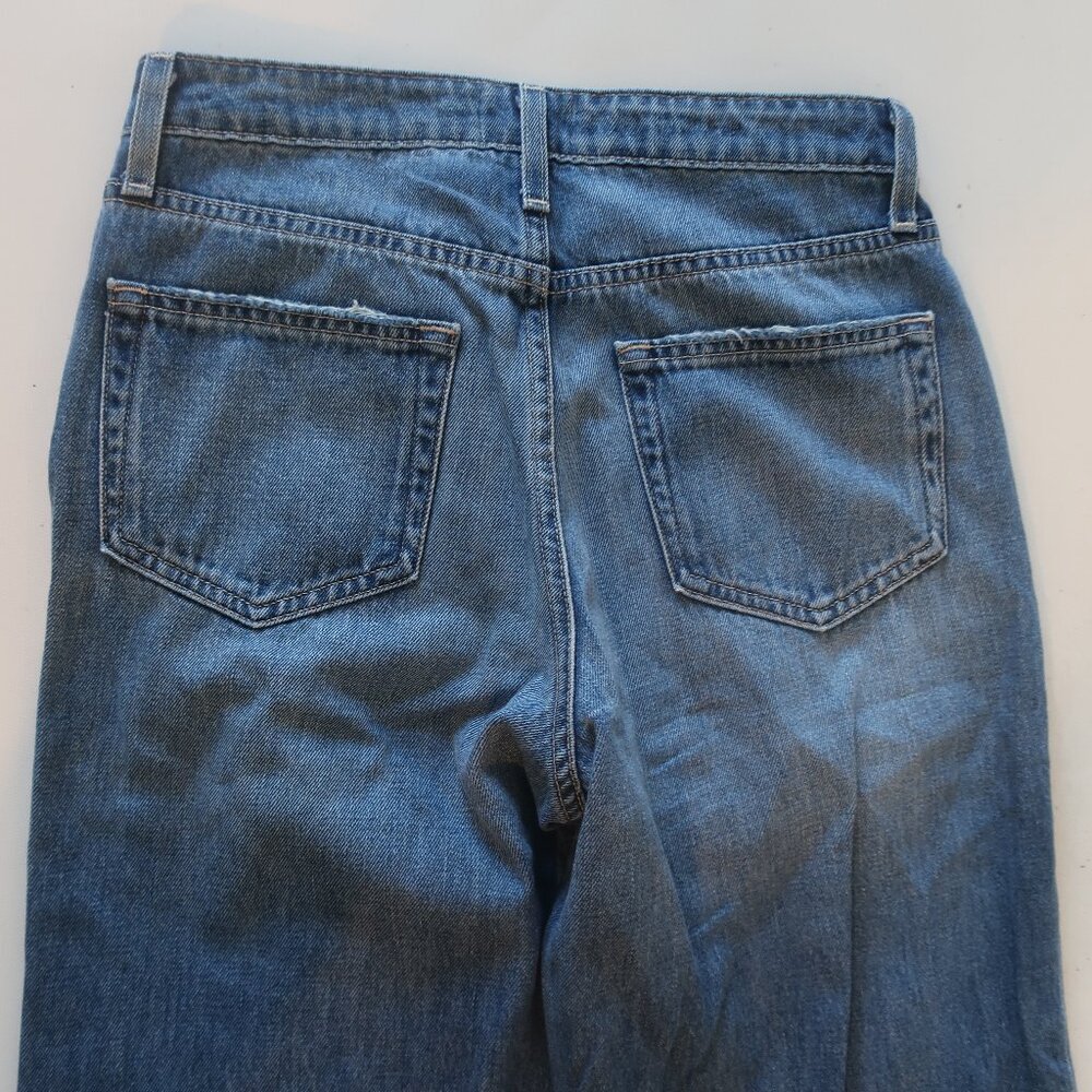 Womens L'Agence Blue (Item-136) Jones Ultra High-Rise Haute Boyle Denim Jeans 25 - Picture 8 of 12